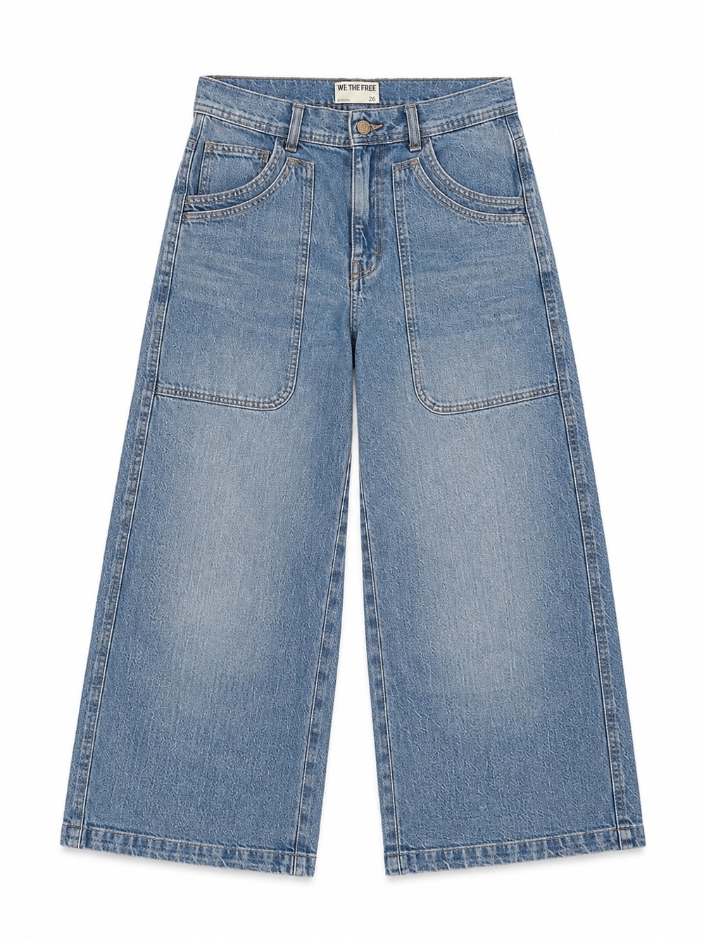 We The Free Wide Leg Cropped Jeans - Size 26